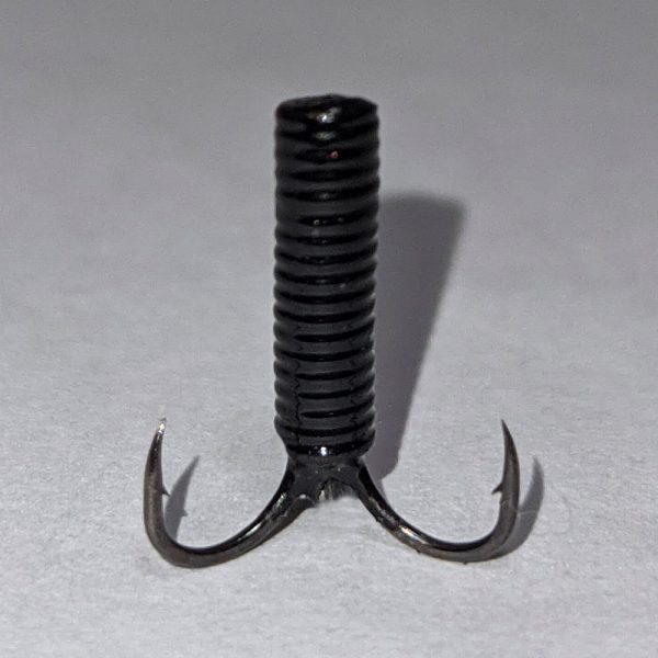 чертик для ловли на гирлянду от shredder безмотыльная мормышка черный