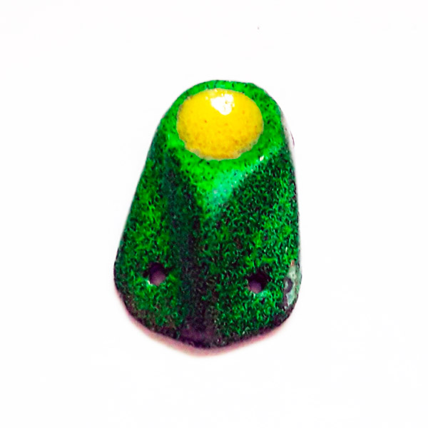 Приманка черепашка на окуня 3,7 блесенка темно-зелёный